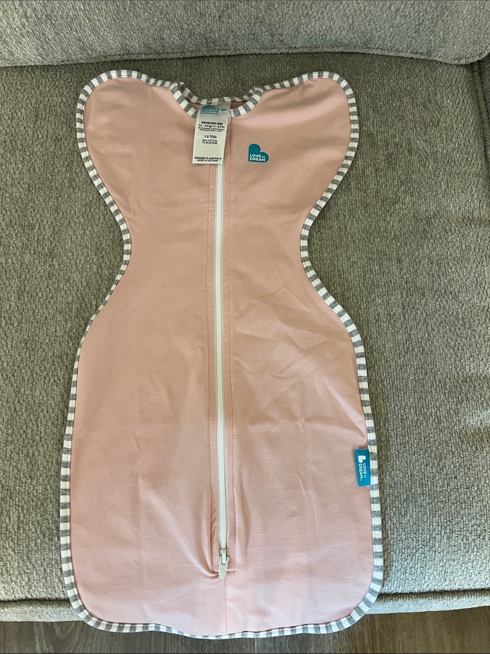 Love to Dream swaddle 1.0 TOG Newborn Size